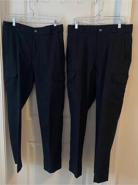 Elbeco CX360 Cargo Black Public Safety Uniform Pants 33R Bundle of two pairs